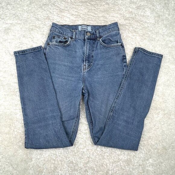 Reformation High Rise Skinny Crop Jean Syracuse Wash - Picture 9 of 13